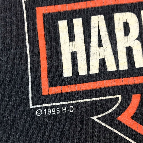 Harley-Davidson Motorcycles Columbia Missouri 1995 Vintage Wolf Pack Tank Top L - Picture 8 of 11